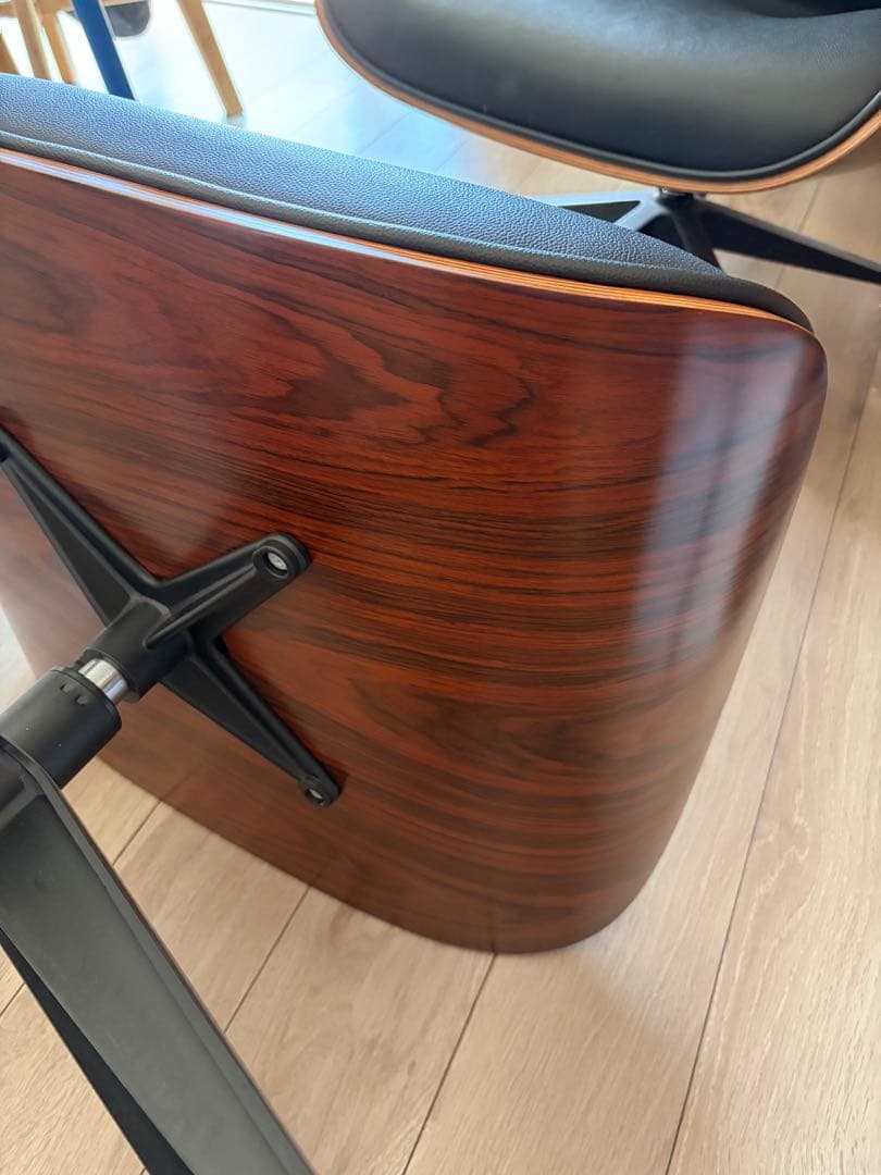 北欧レトロ イームズ リプロダクト ラウンジチェア アームチェア オットマン付き