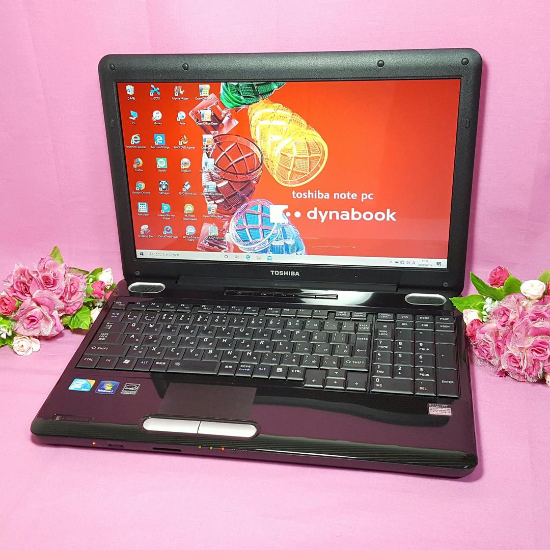 ✧ダイナブック✧WIN10✧メモリ4G✧ＨＤＭＩ✿大容量✿高音質スピーカー搭載