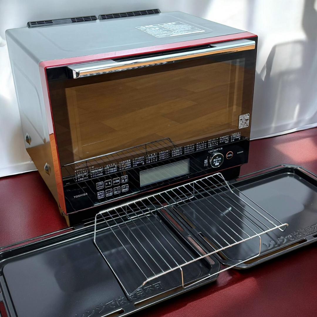 ☆美品 東芝 ER-SD3000 R 過熱水蒸気 スチームオーブンレンジ 30L