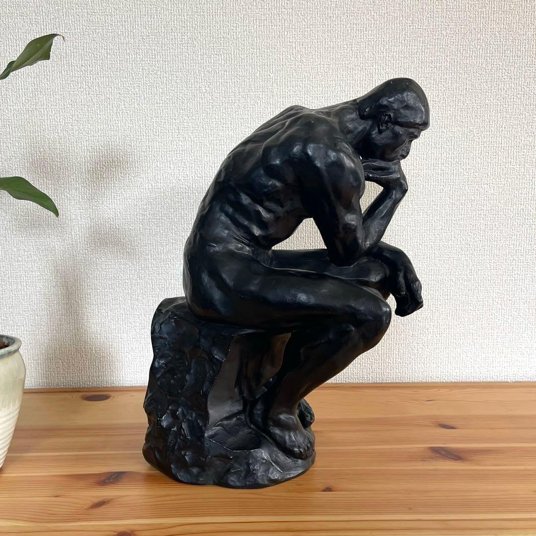 ロダン　考える人　思索する男性像　レプリカ　置物