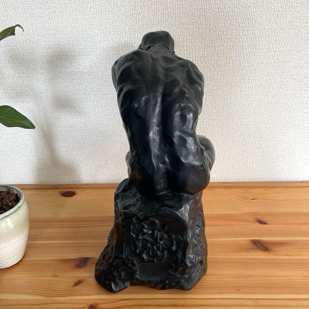 ロダン　考える人　思索する男性像　レプリカ　置物