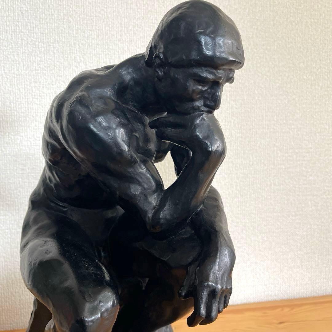 ロダン　考える人　思索する男性像　レプリカ　置物