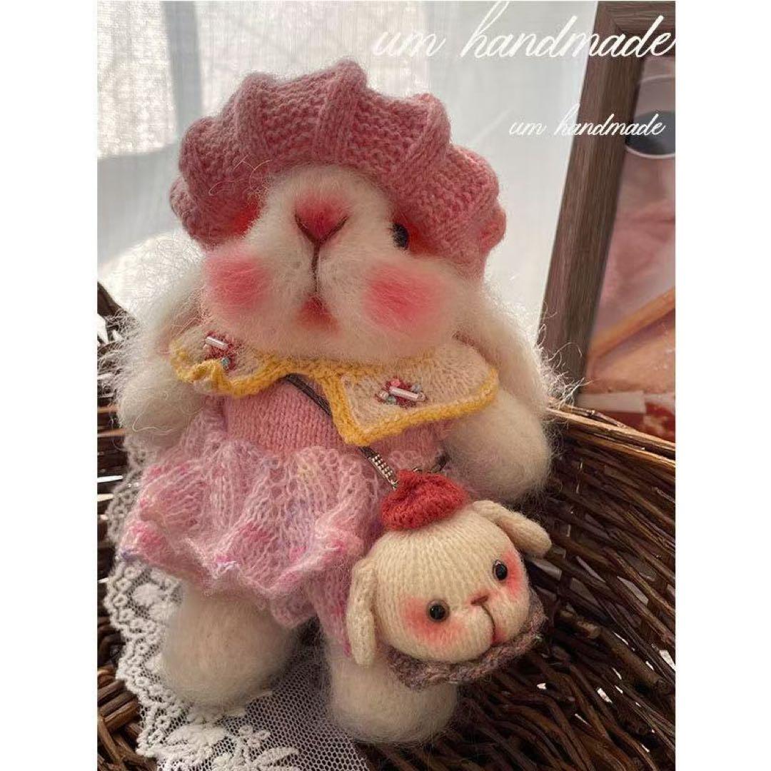 ウサギと犬のぬいぐるみセット