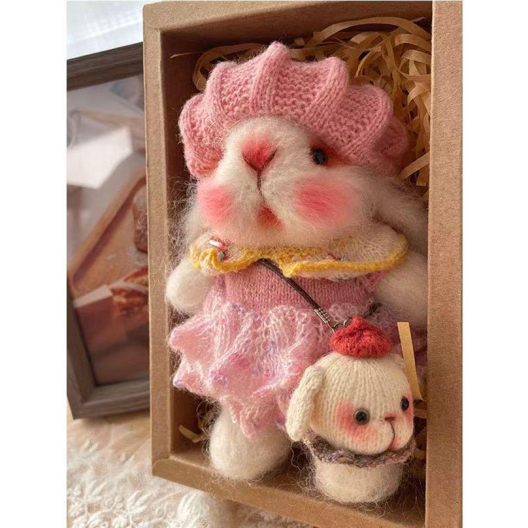 ウサギと犬のぬいぐるみセット