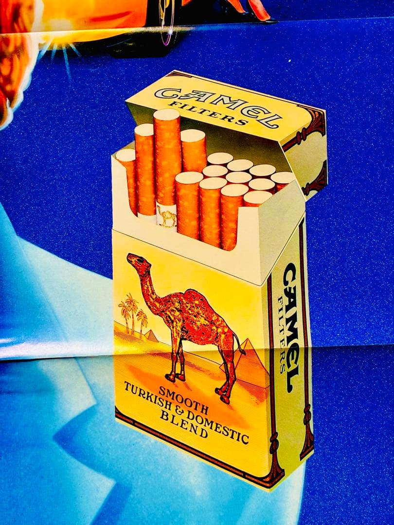 希少キャメル★ジョーUSAビンテージ90s マイアミバイス未使用70㎝ポスター