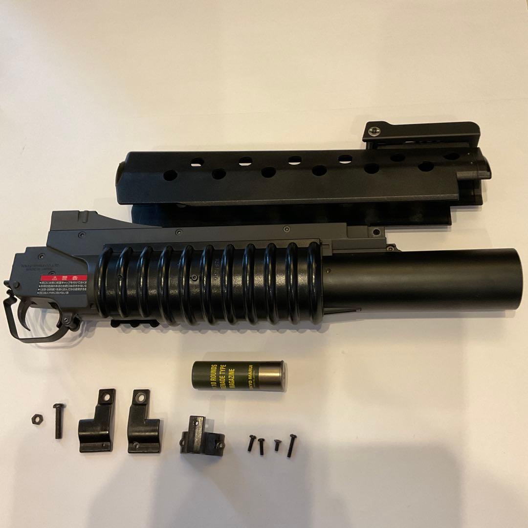 絶版品70m/s東京マルイ純正M203ショットガン3発同時発射＋マガジン