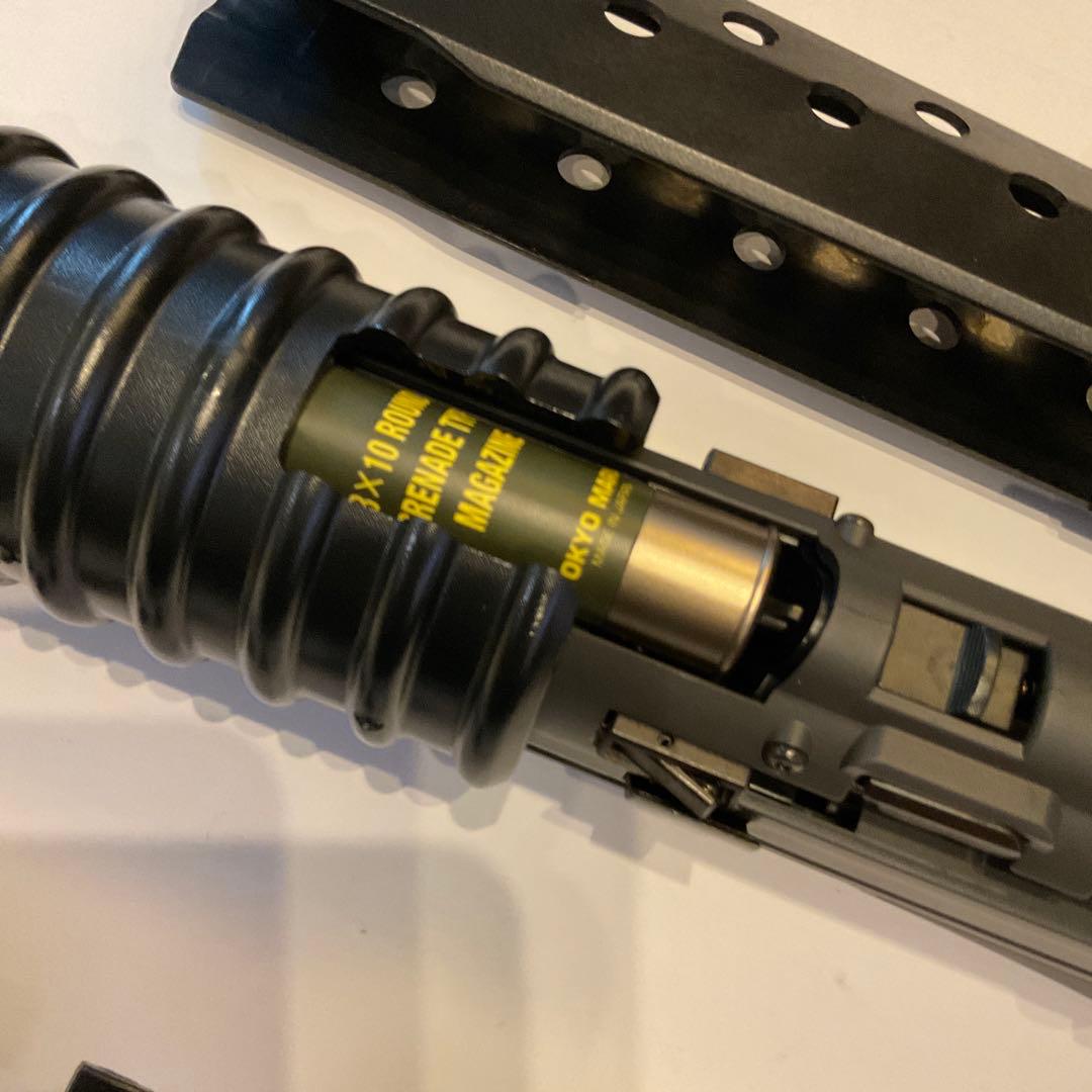 絶版品70m/s東京マルイ純正M203ショットガン3発同時発射＋マガジン