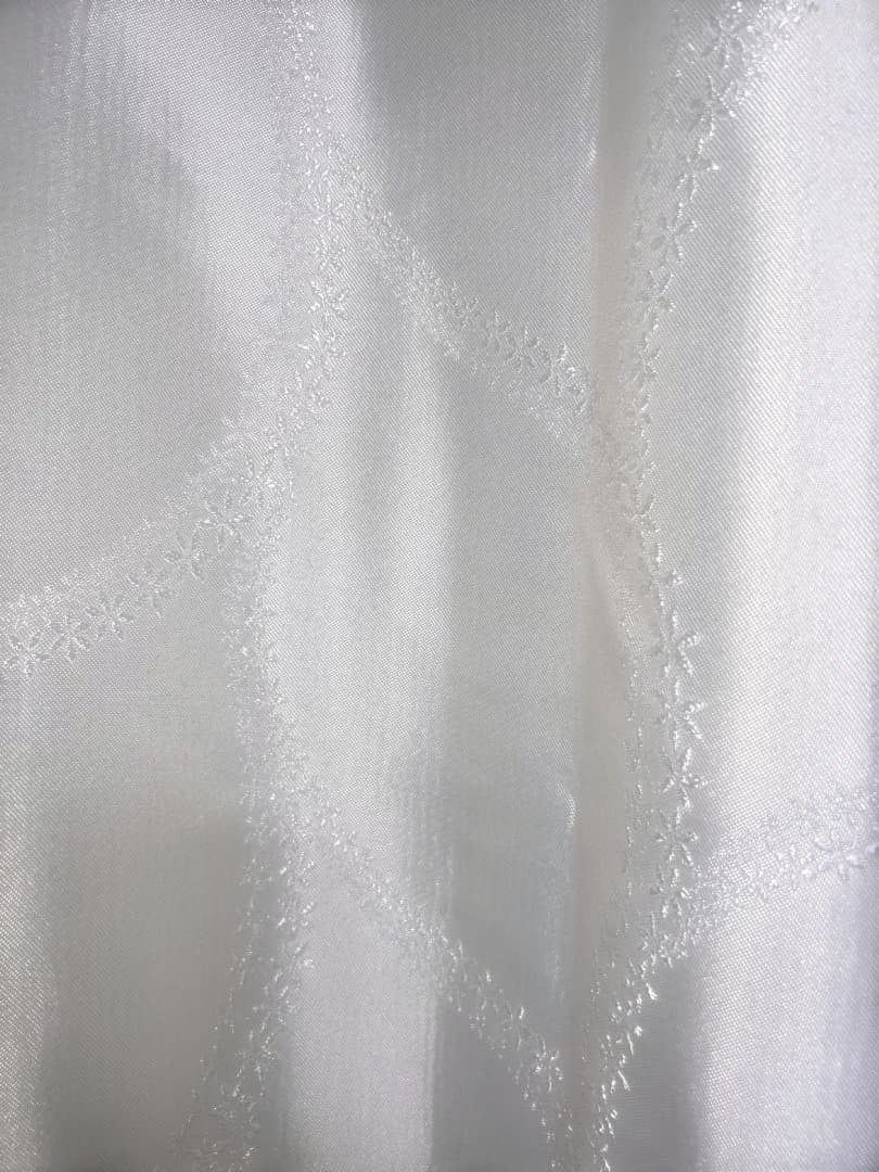 55 ホワイトカーテン 173x191 cm 2枚セット