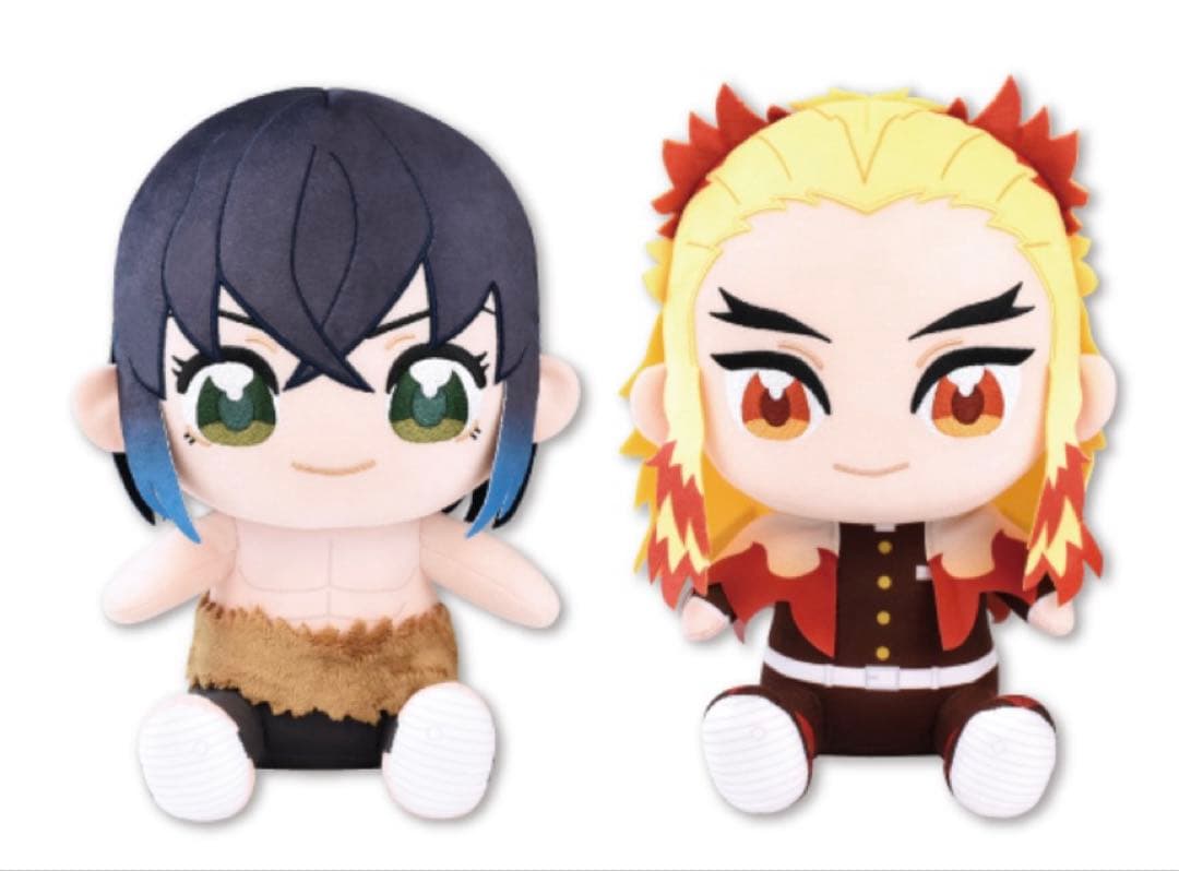 鬼滅の刃 おすわりBIGぬいぐるみ 7点