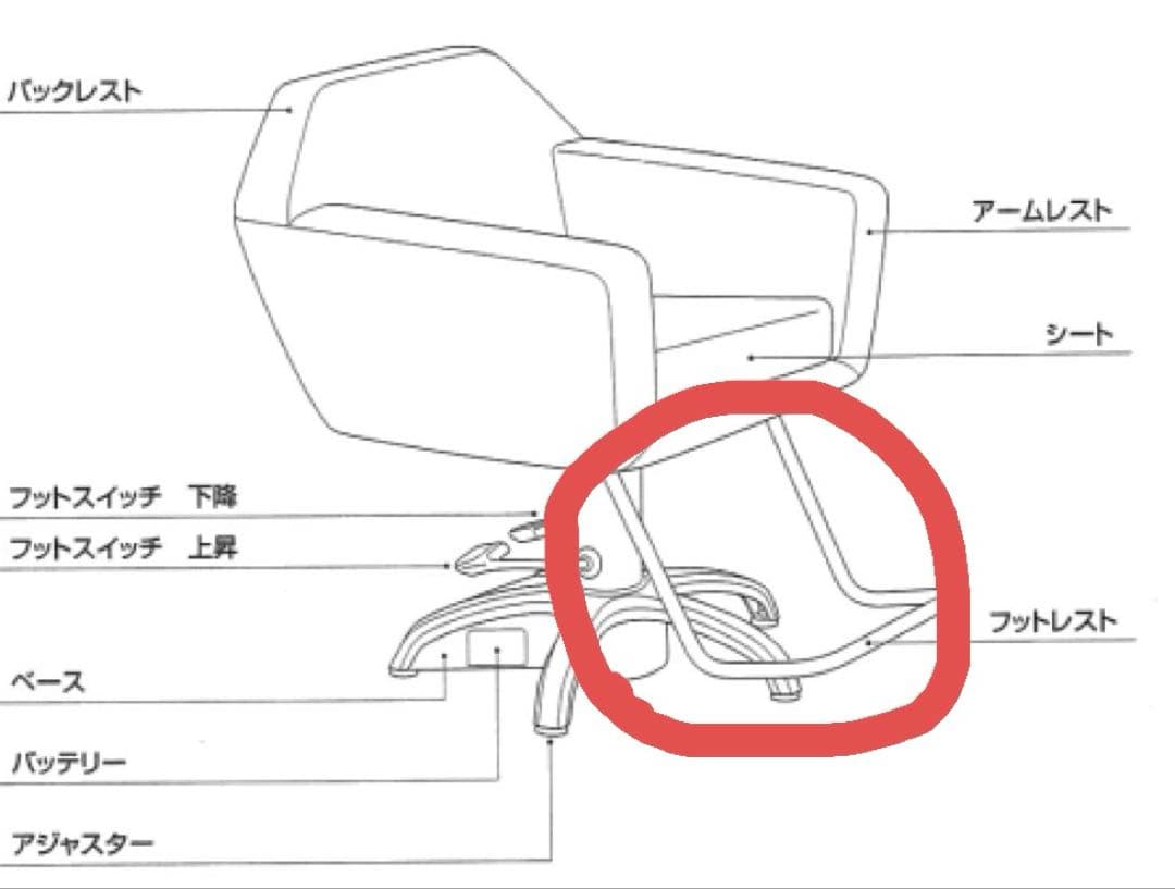 スタイリングチェア 美容椅子 サロン椅子