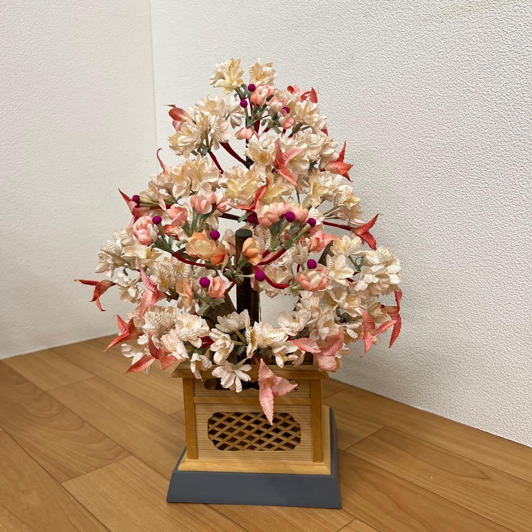 雛人形　桃の節句　自然木　洛陽桜　特大　花