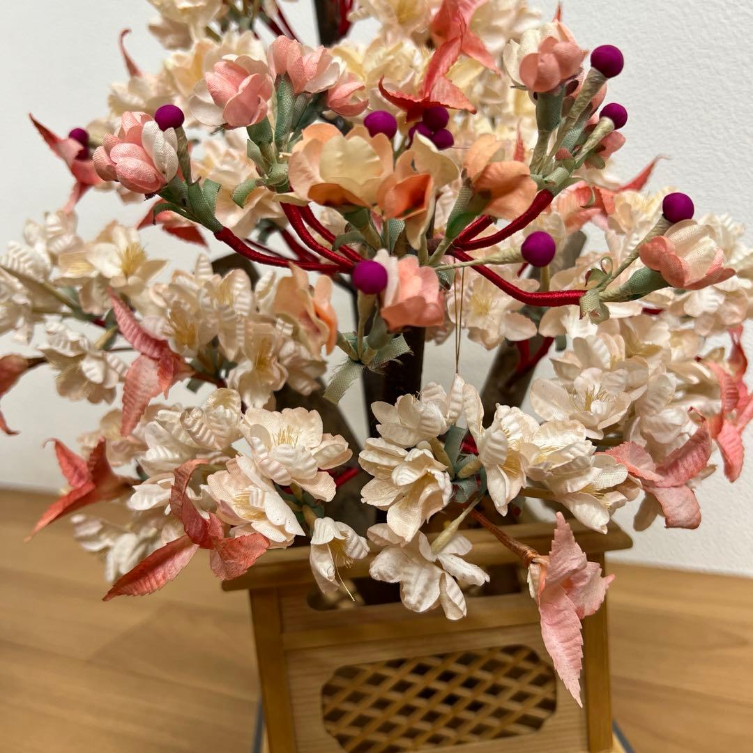 雛人形　桃の節句　自然木　洛陽桜　特大　花