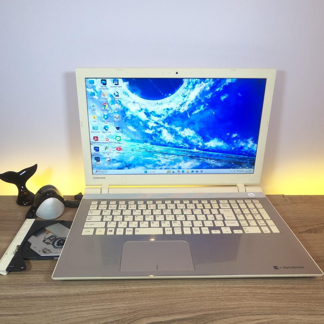 [希少＆美品]高音質＋高解像度オフィス付きすぐ使えるノートパソコンWin11