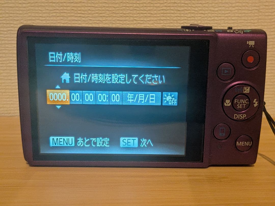 【美品】Canonコンパクトカメラ IXY 630 パープル　付属品・ケース付き