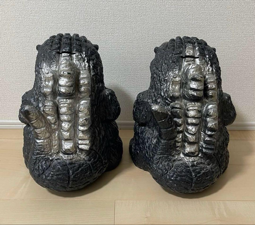 希少レア　ゴジラ　デフォルメフィギュア　ビッグ貯金箱　1994 GODZILLA