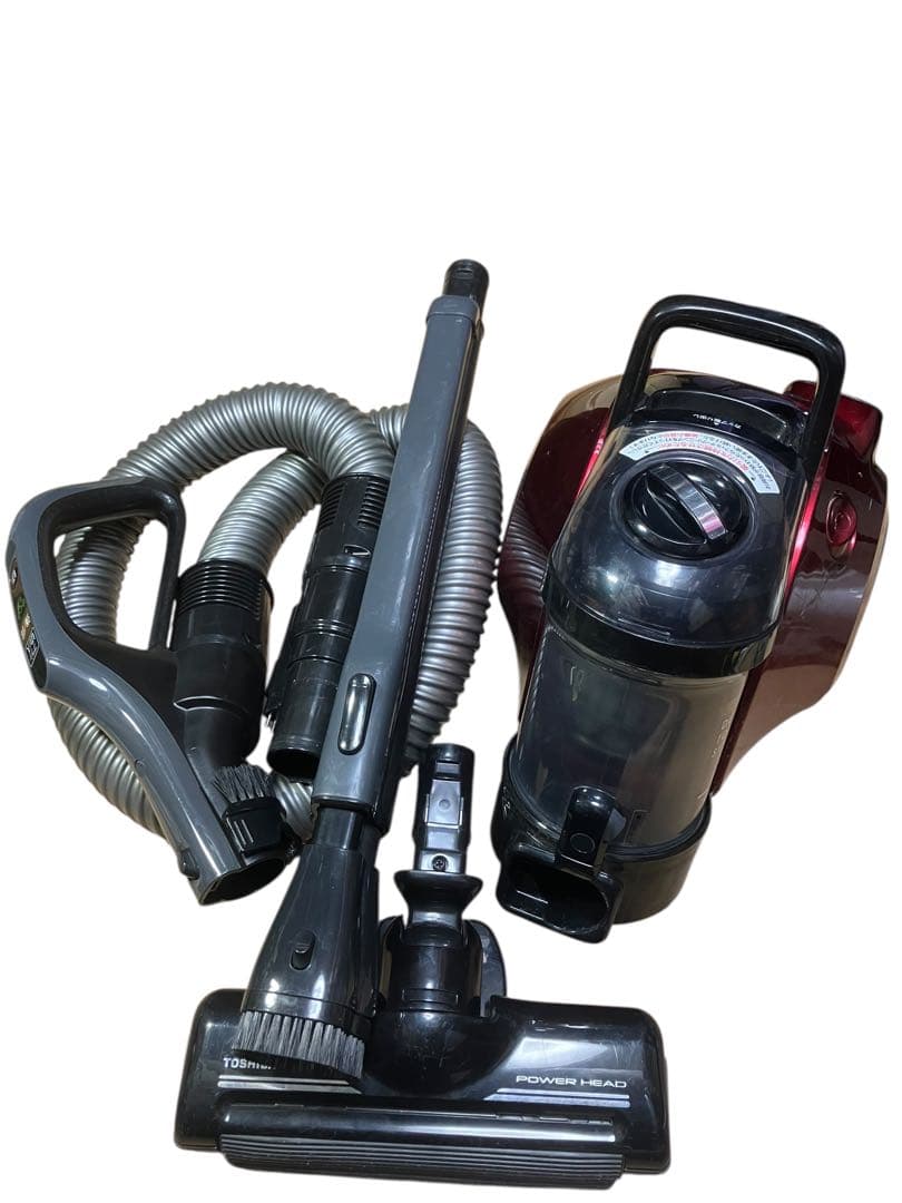 TOSHIBA 東芝　サイクロン掃除機VC-C12 (R) 13年製　保証付き