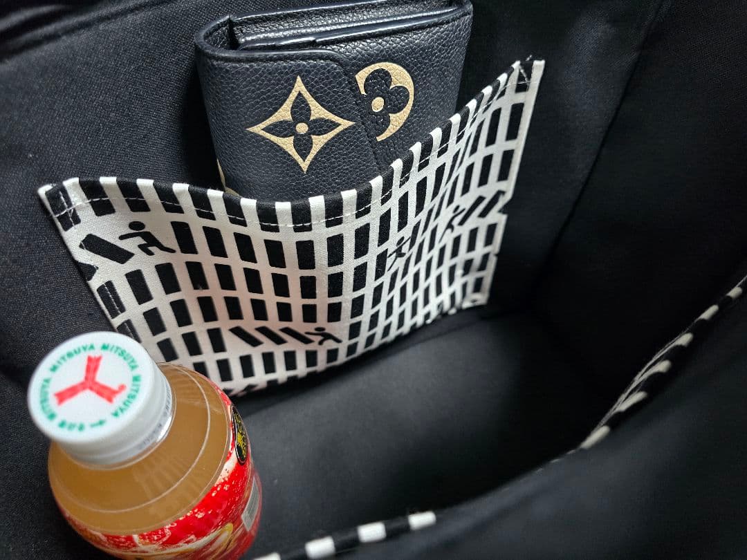 デニムリメイク バッグ 大きめ 上部ファスナー