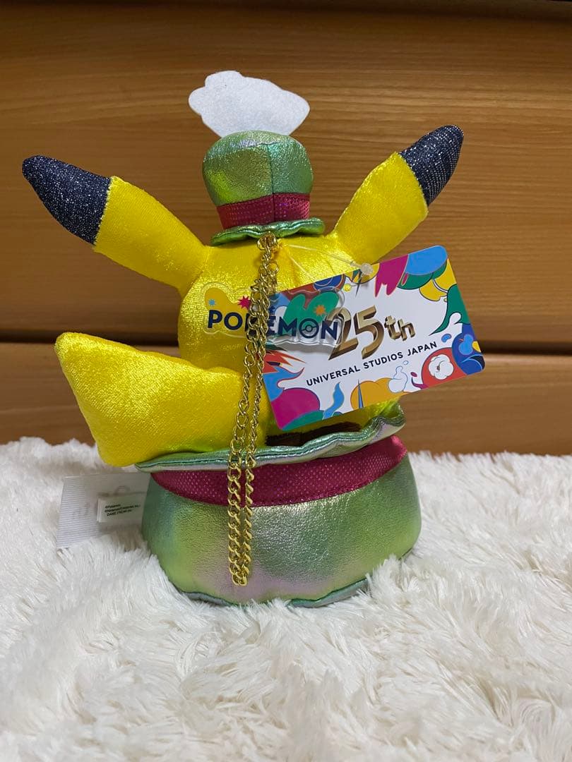 USJ　25周年　ポケモン　ピカチュウ　ぬいぐるみ　キーチェーン