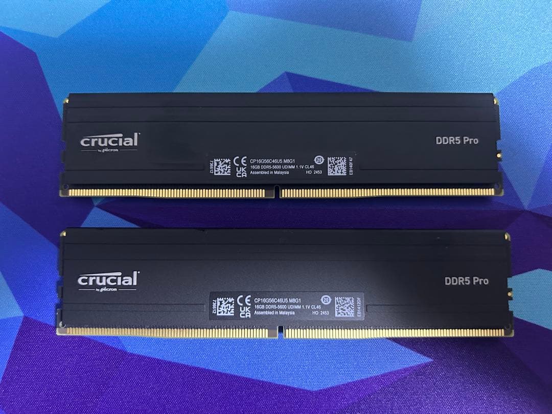 Crucial DDR5 Pro メモリー 2枚セット