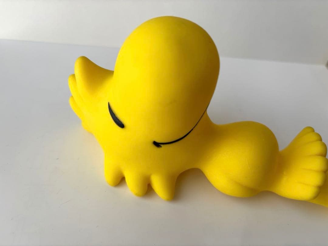 【超希少・当時物】スヌーピー＆ウッドストック 寝そべりソフビ ウインク製 レア