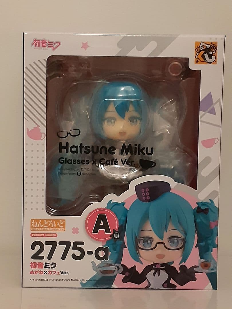 グッスマくじ　 初音ミク　 めがね x カフェVer.　A賞 &E賞　2個セット