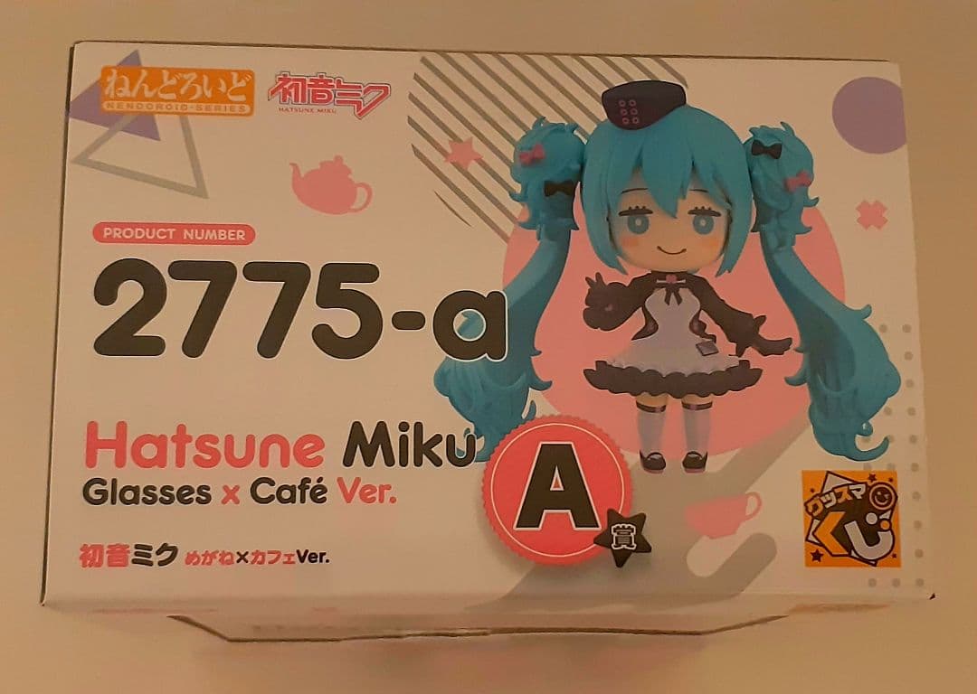 グッスマくじ　 初音ミク　 めがね x カフェVer.　A賞 &E賞　2個セット