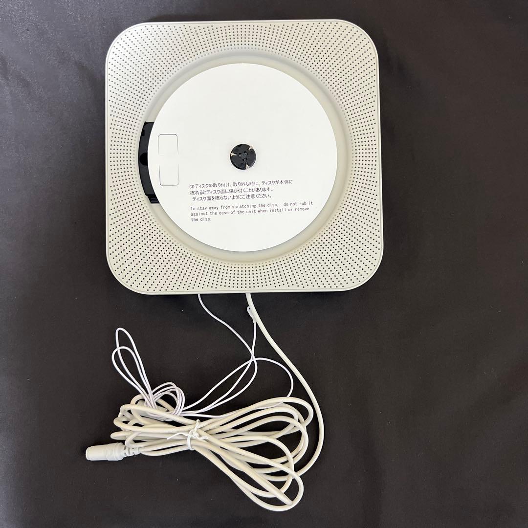 【新品同様】無印良品 壁掛式 ＣＤプレーヤー スピーカー ラジオ 動作確認OK