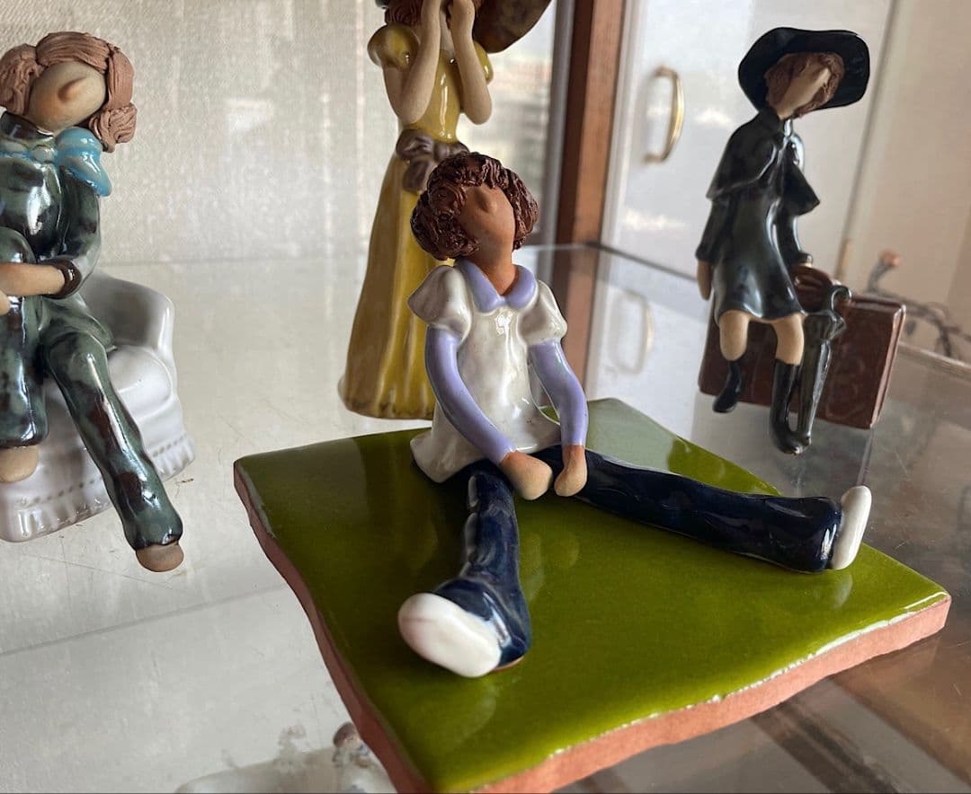 アンティーク陶器人形　4体セット