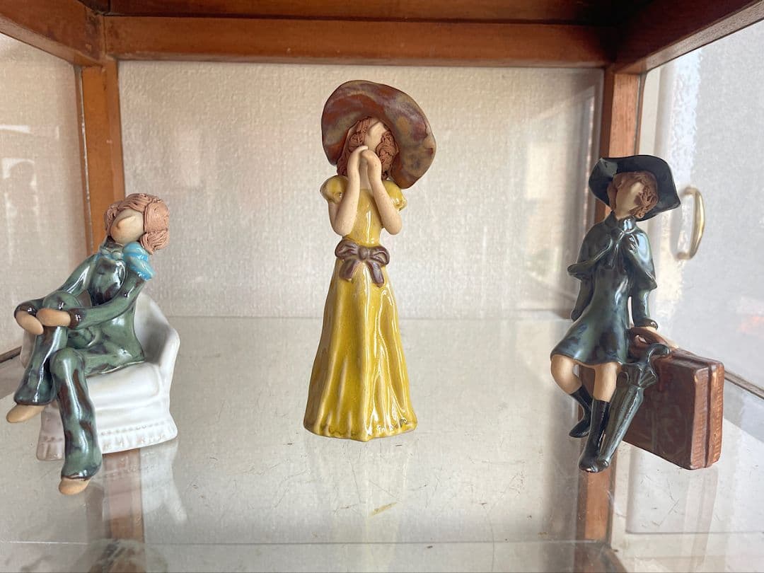 アンティーク陶器人形　4体セット