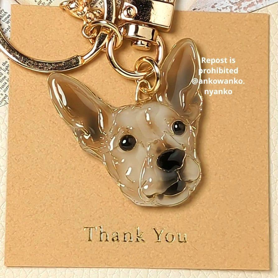 ミニピン　愛犬 ankoわんこシリーズ　キーホルダー　犬　dog