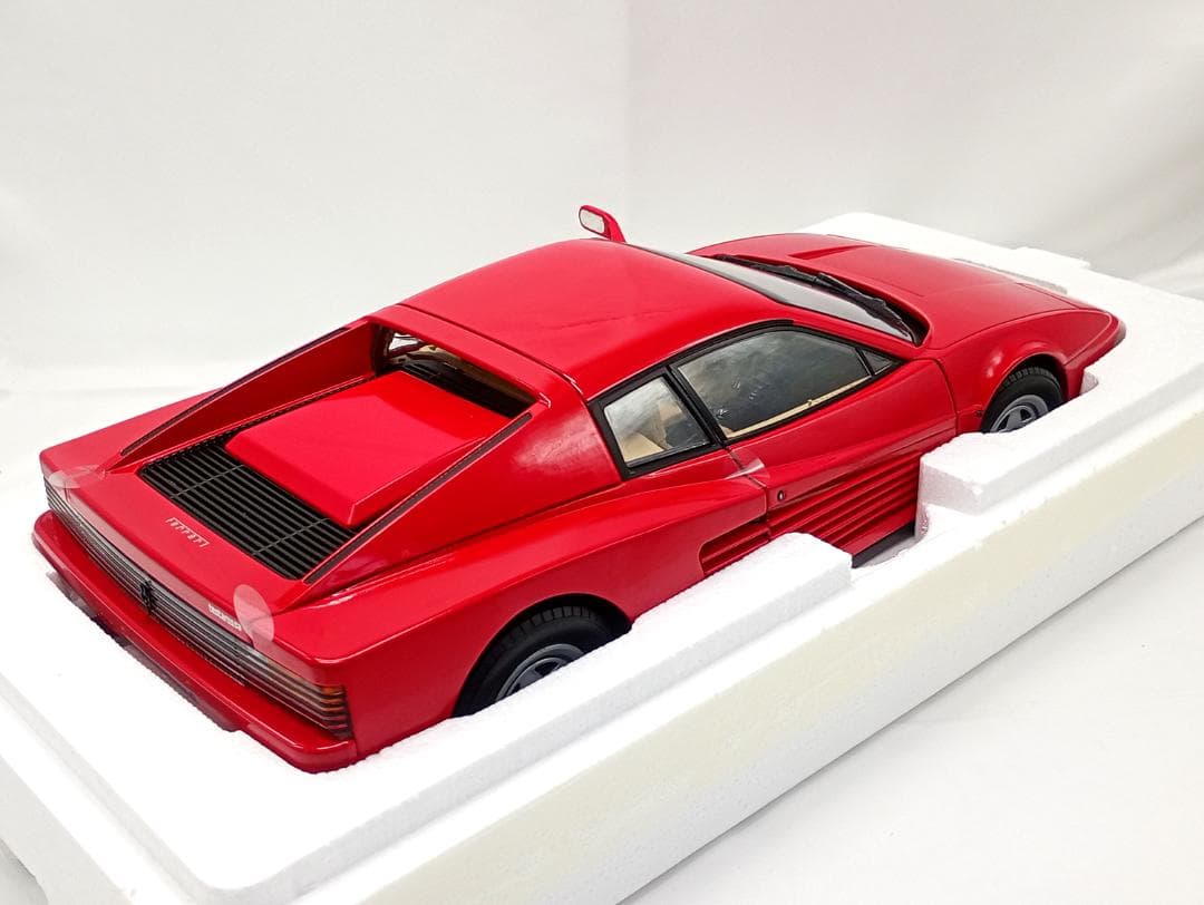 KK-SCALE 1/12 フェラーリ テスタロッサ MK.Ⅰ 1984 レッド
