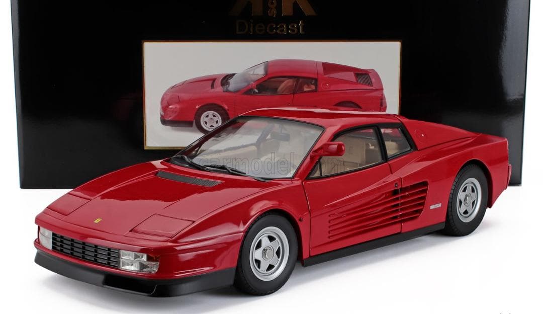 KK-SCALE 1/12 フェラーリ テスタロッサ MK.Ⅰ 1984 レッド