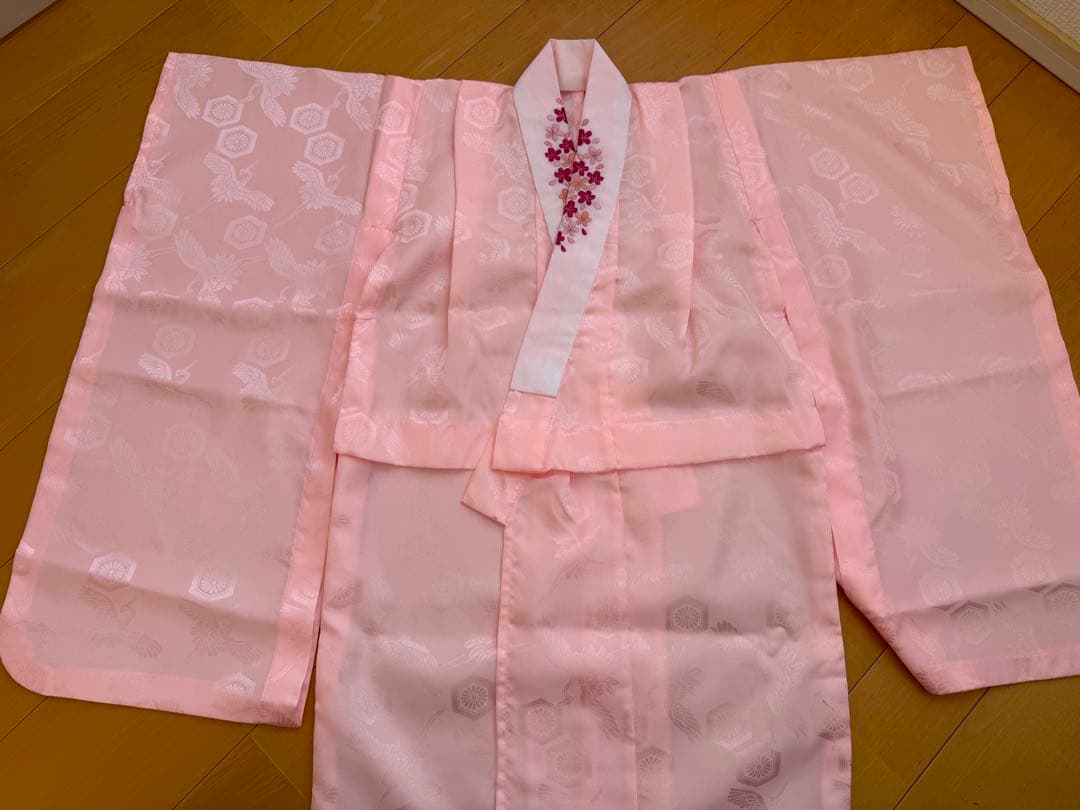 七五三女の子被布セット　花うさぎ　値下げ交渉可