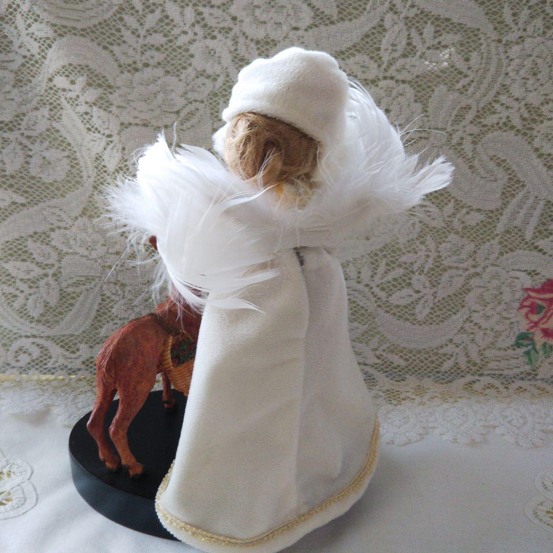 クリストキント　クリスマス　 天使と鹿 ビスクドール