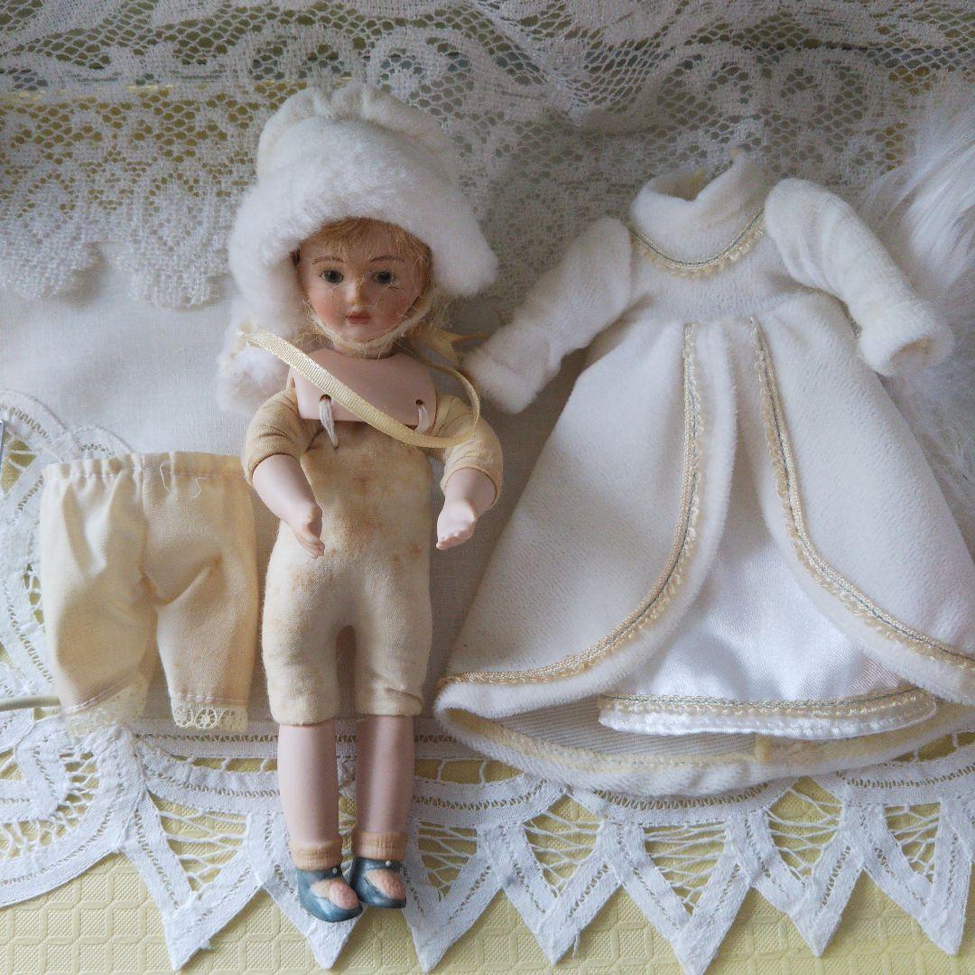 クリストキント　クリスマス　 天使と鹿 ビスクドール