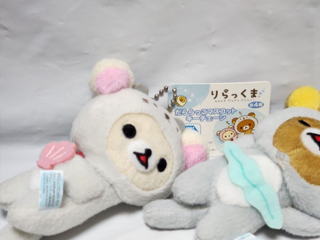 だららっこ　マスコットキーチェーン　３個セット