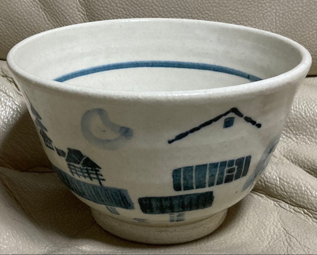 新品未使用　京焼　清水焼　東五六　ご飯茶碗　お茶漬け　刻印　風