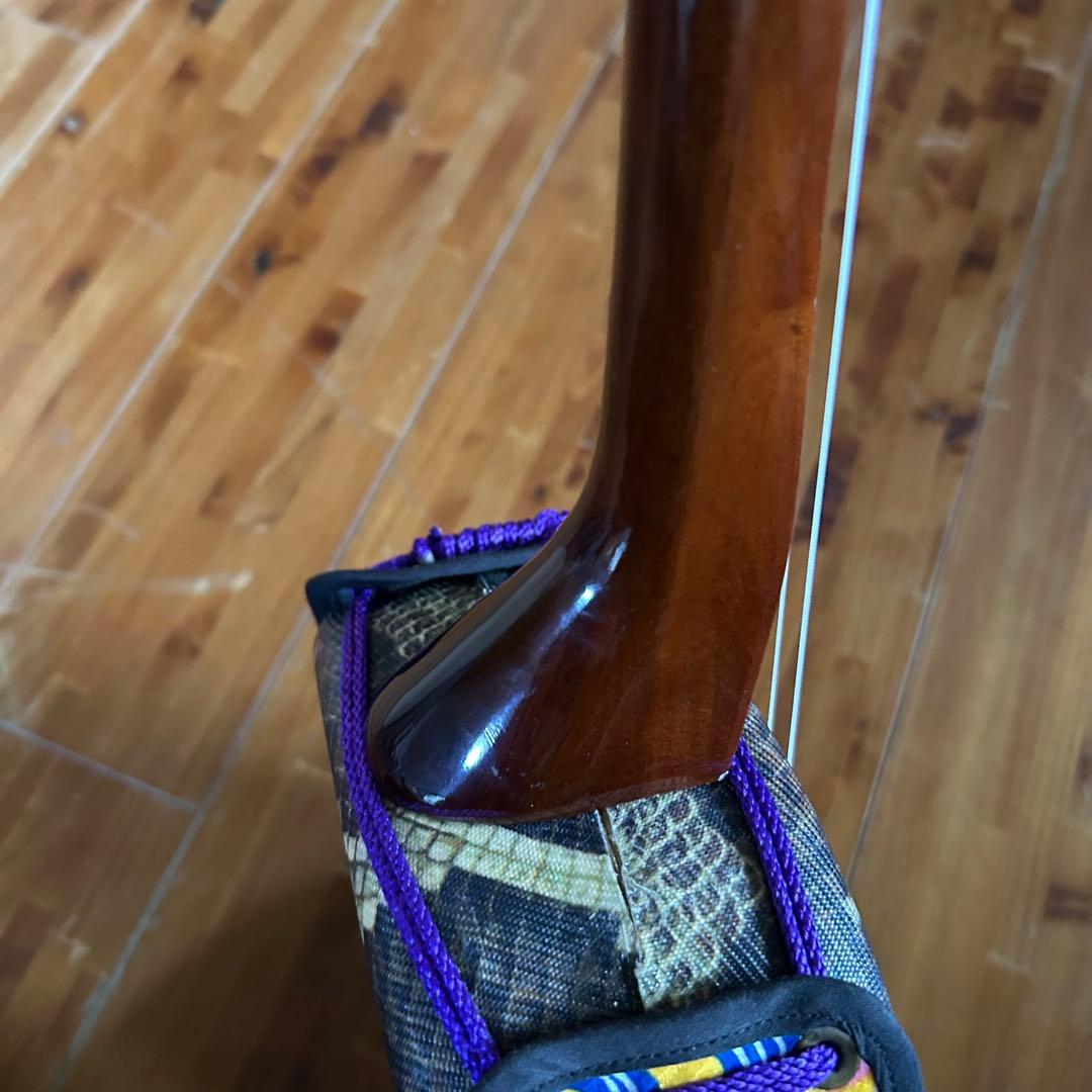 ◼️宮古島から⑦◼️これから始められる女性の方へオススメ◼️綺麗な紅型胴巻付きの三線