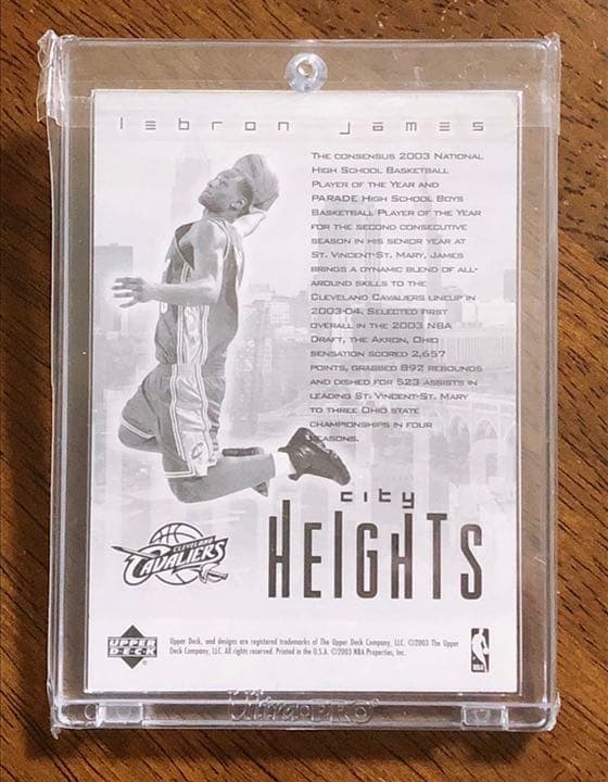 LEBRON JAMES 2003 city HEIGHTS 3D レブロン