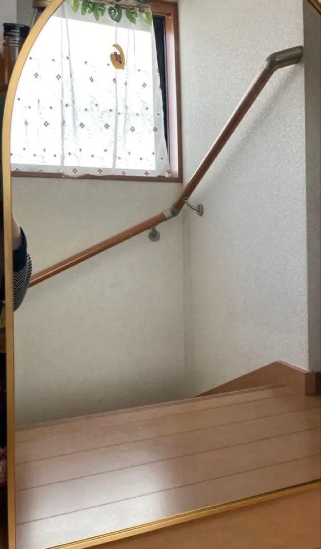 新品アーチ型金色フレーム大きな鏡アンティーク鏡大きいミラー