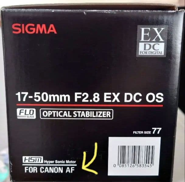 美品 SIGMA 17-50mm F2.8 EX DC OS HSM キャノン用