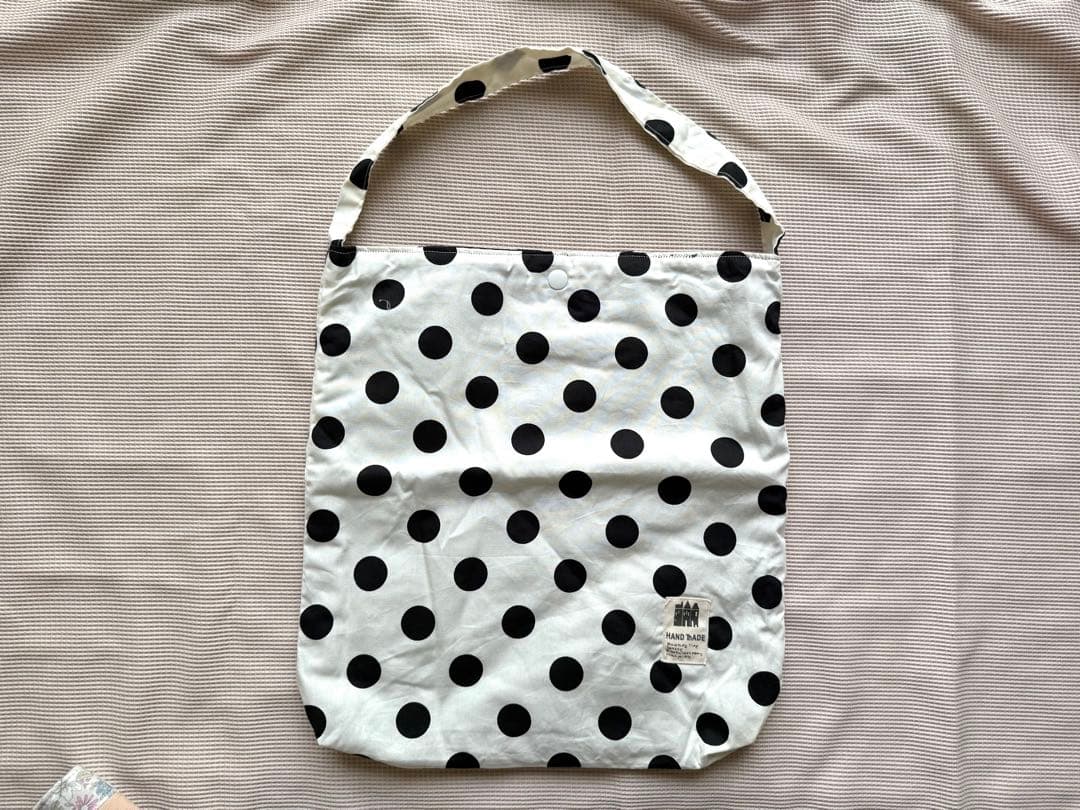 入学 入園グッズ6点セット 黒水玉 女の子 レッスンバッグ