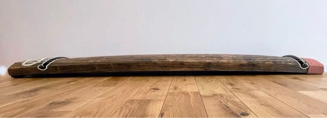 箏 たま杢 くり甲 子持ち二段綾杉彫り 玉渕巻 付属品セット　琴 13弦 13絃