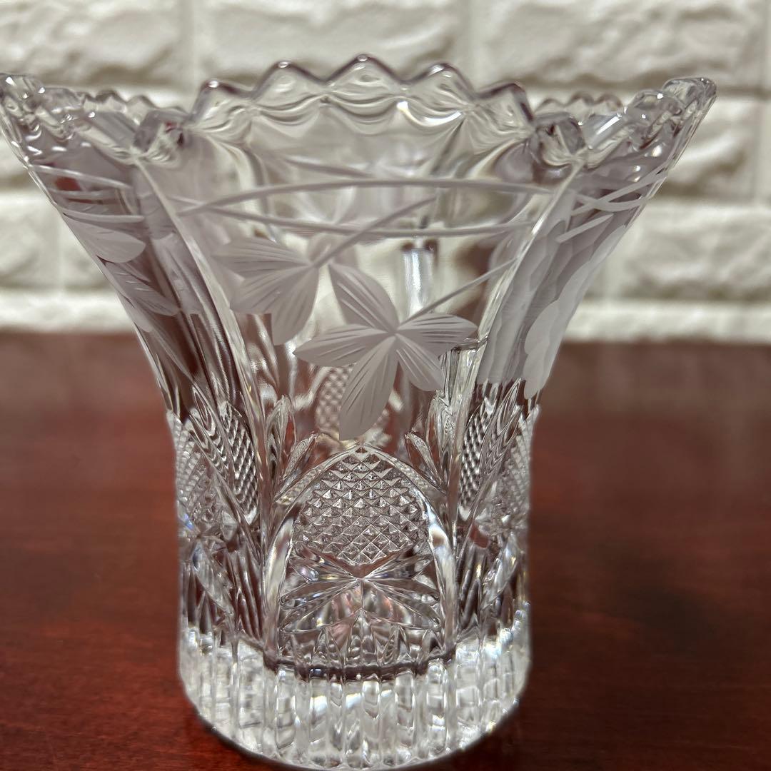 ホヤクリスタルローズボウル