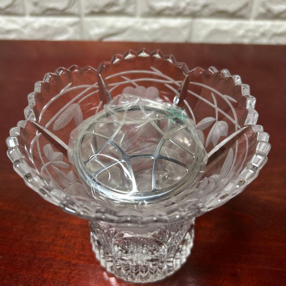 ホヤクリスタルローズボウル