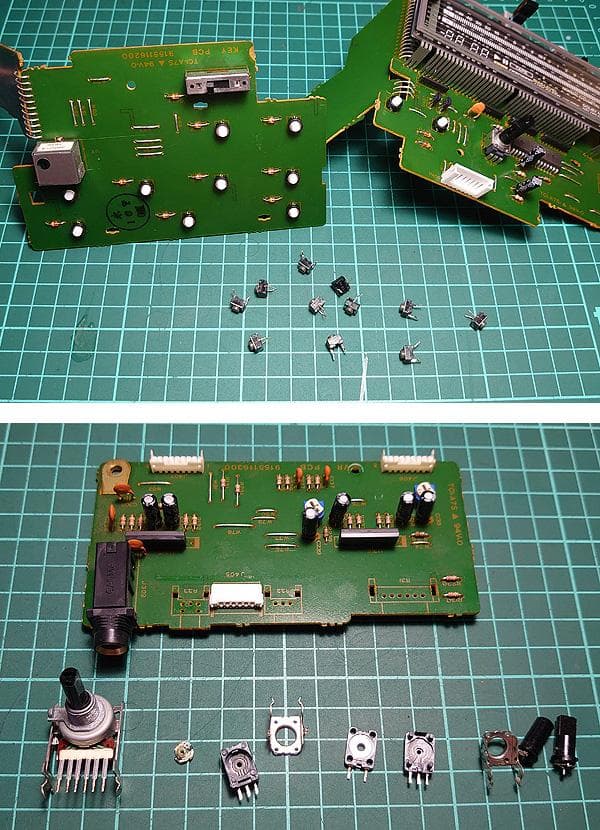 【オーバーホール品】TEAC カセットデッキ「V-1010」再生・録音動作OK★