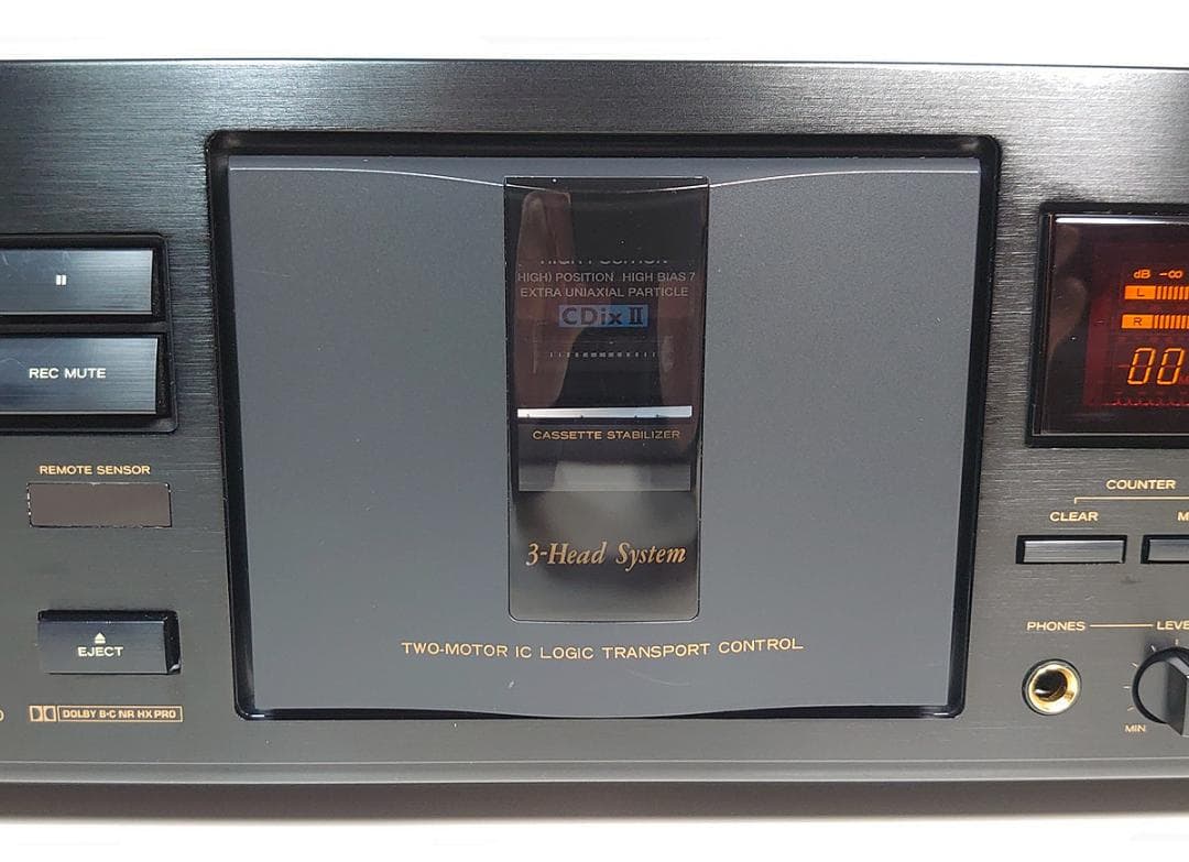 【オーバーホール品】TEAC カセットデッキ「V-1010」再生・録音動作OK★