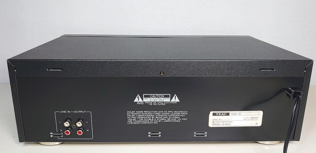 【オーバーホール品】TEAC カセットデッキ「V-1010」再生・録音動作OK★