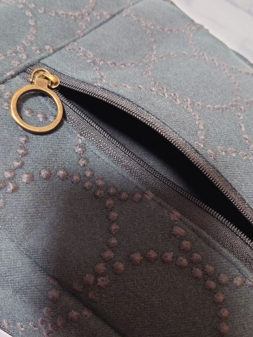 ダークグリーン　ミナペルホネン　dopタンバリン　ボディバッグ