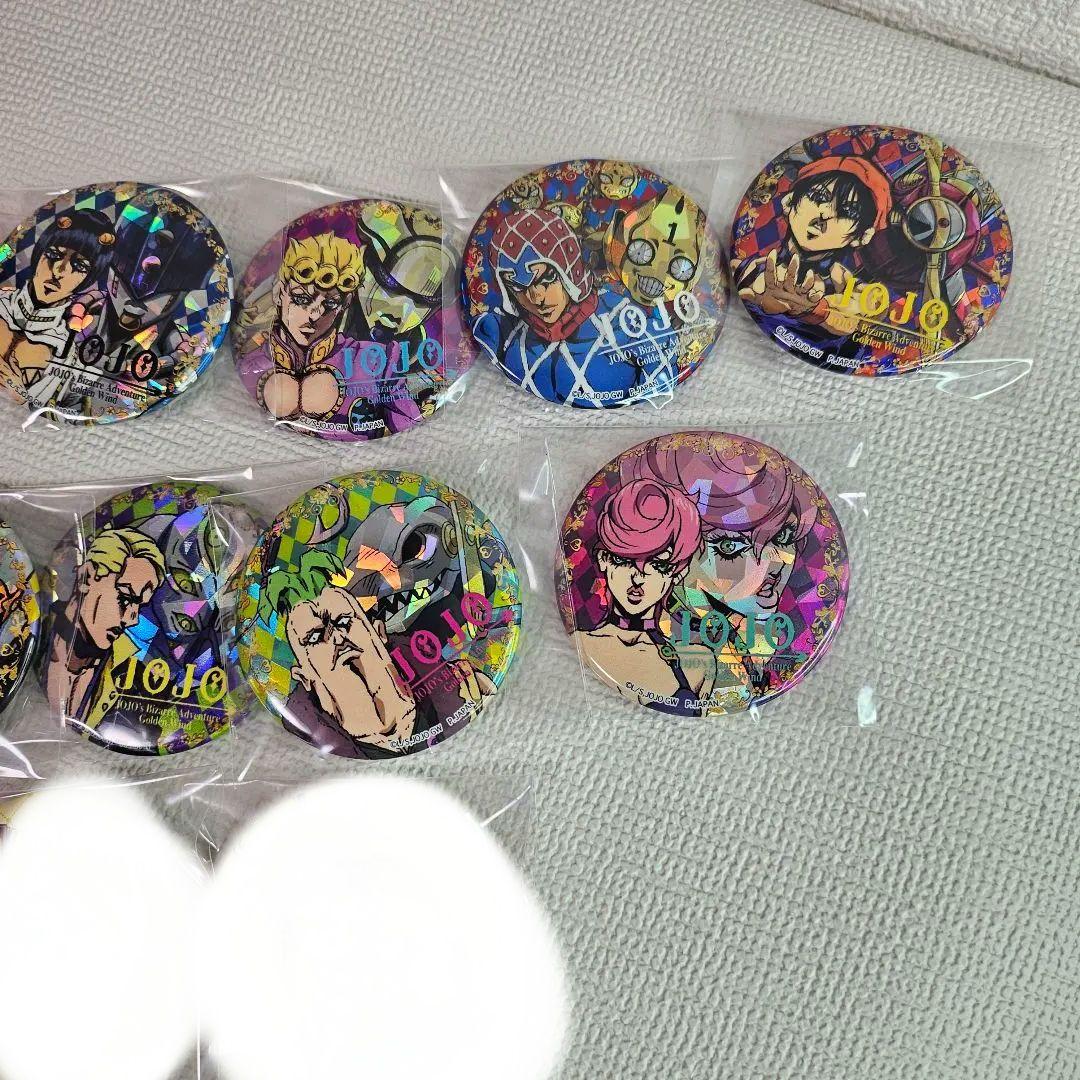 ジョジョ　4部　黄金の風　缶バッジ　セット